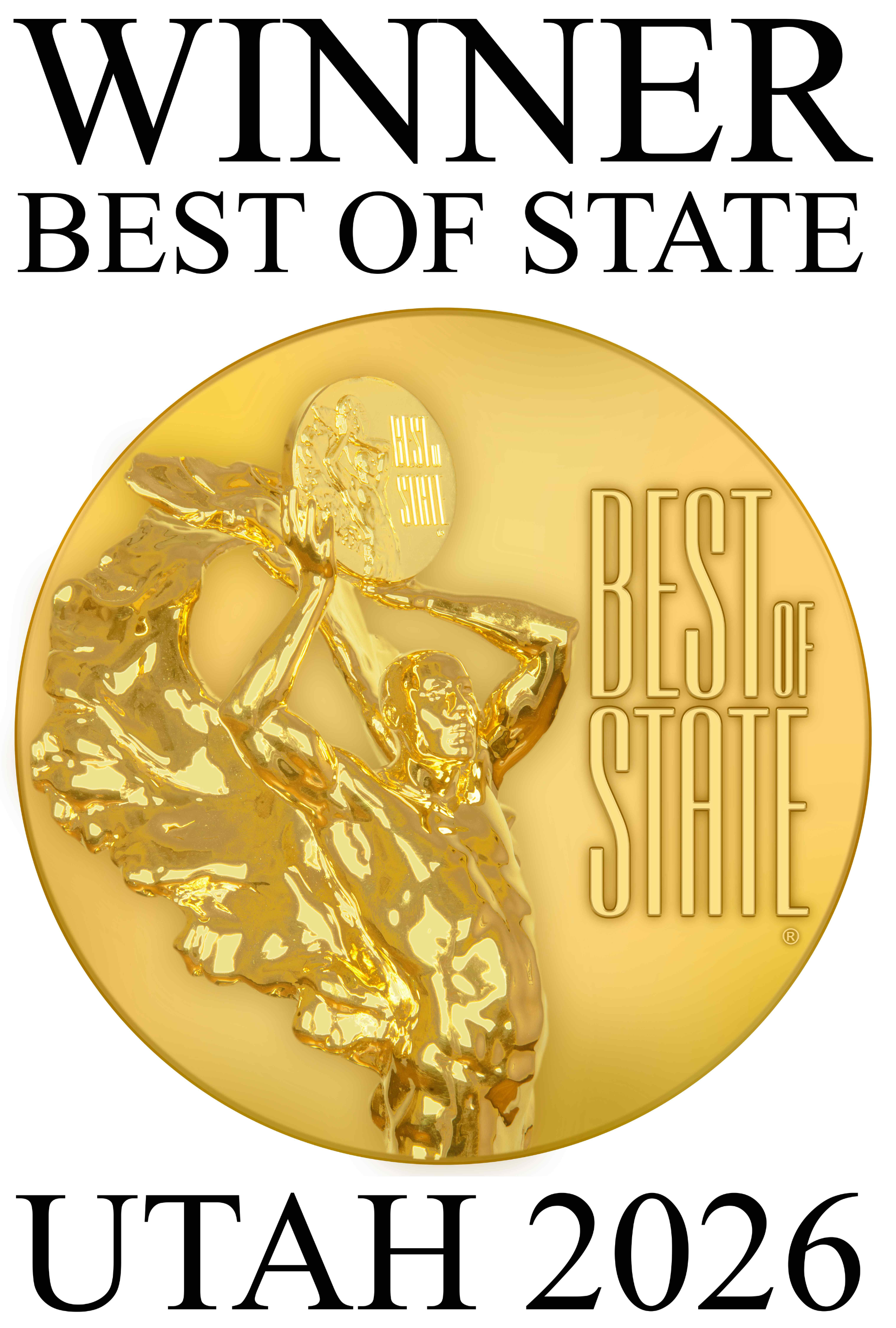 Xyngular named a 2026 Best of State winner in the Health and Nutrition Products category, featuring the official Utah Best of State award medal.